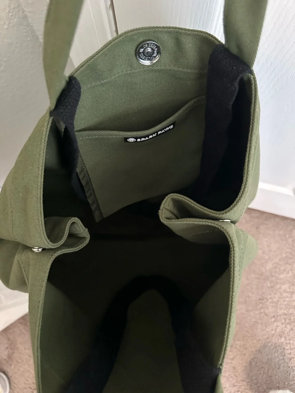 Dogtrovert Olive  Tote Bag -